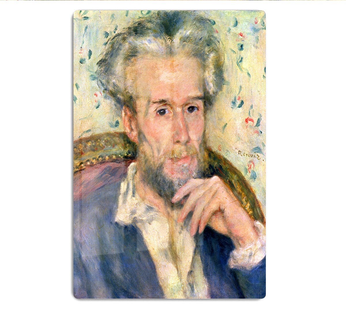 Portrait of a man by Renoir HD Metal Print