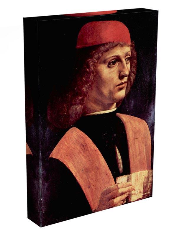 Portrait of a musician by Da Vinci Canvas Print & Poster - Canvas Art Rocks - 3