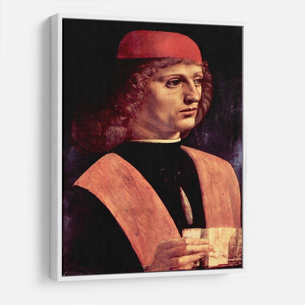 Portrait of a musician by Da Vinci HD Metal Print