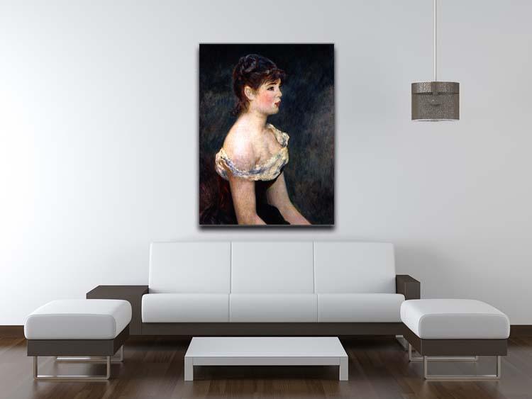 Portrait of a young girl by Renoir Canvas Print or Poster - Canvas Art Rocks - 4