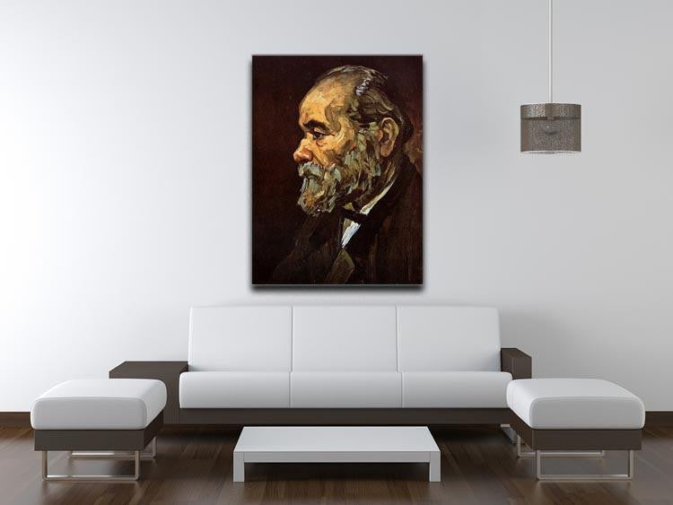 Portrait of an Old Man with Beard by Van Gogh Canvas Print & Poster - Canvas Art Rocks - 4