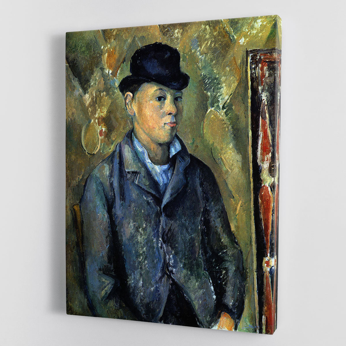 Portrait of his son Paul CÇzanne by Cezanne Canvas Print or Poster - Canvas Art Rocks - 1