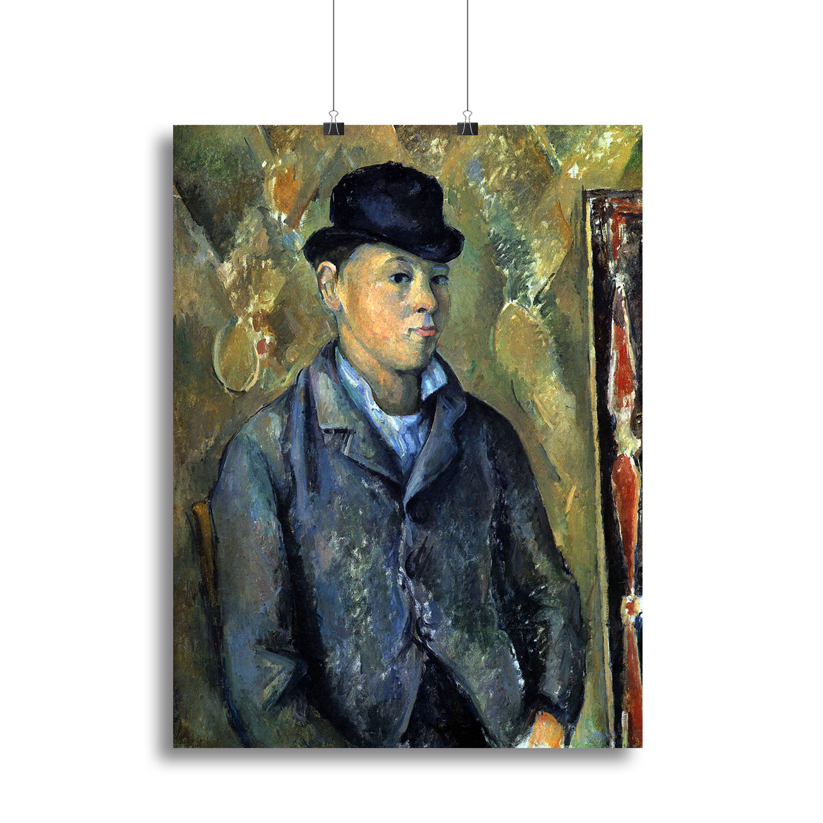 Portrait of his son Paul CÇzanne by Cezanne Canvas Print or Poster - Canvas Art Rocks - 2