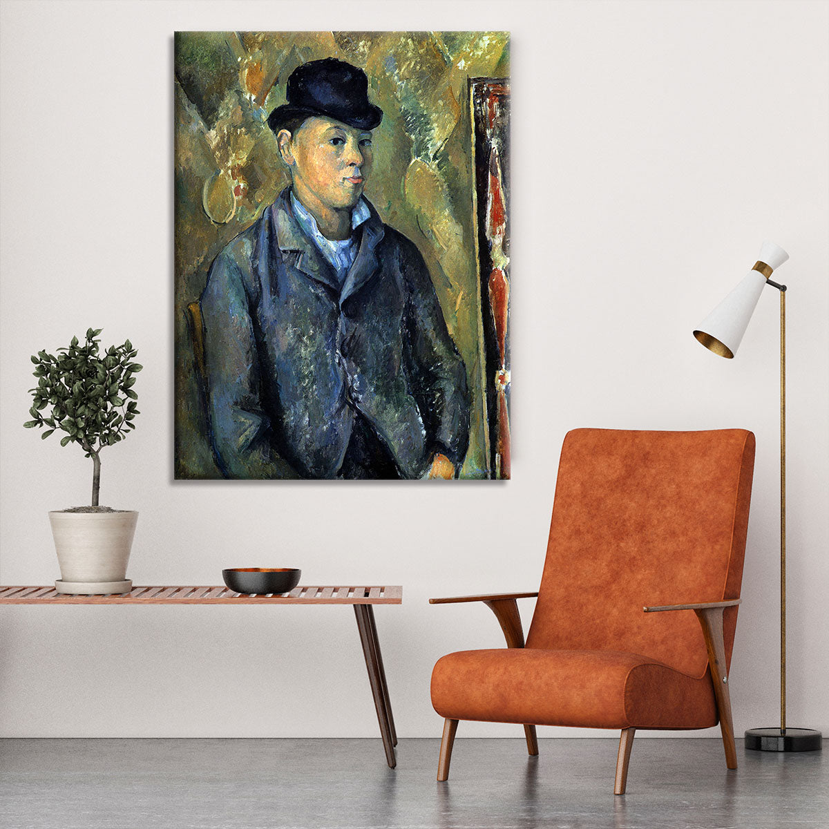 Portrait of his son Paul CÇzanne by Cezanne Canvas Print or Poster - Canvas Art Rocks - 6