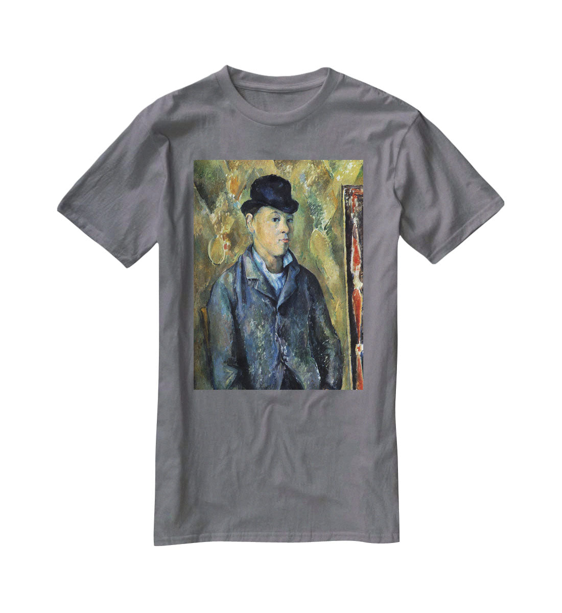 Portrait of his son Paul CÇzanne by Cezanne T-Shirt - Canvas Art Rocks - 3