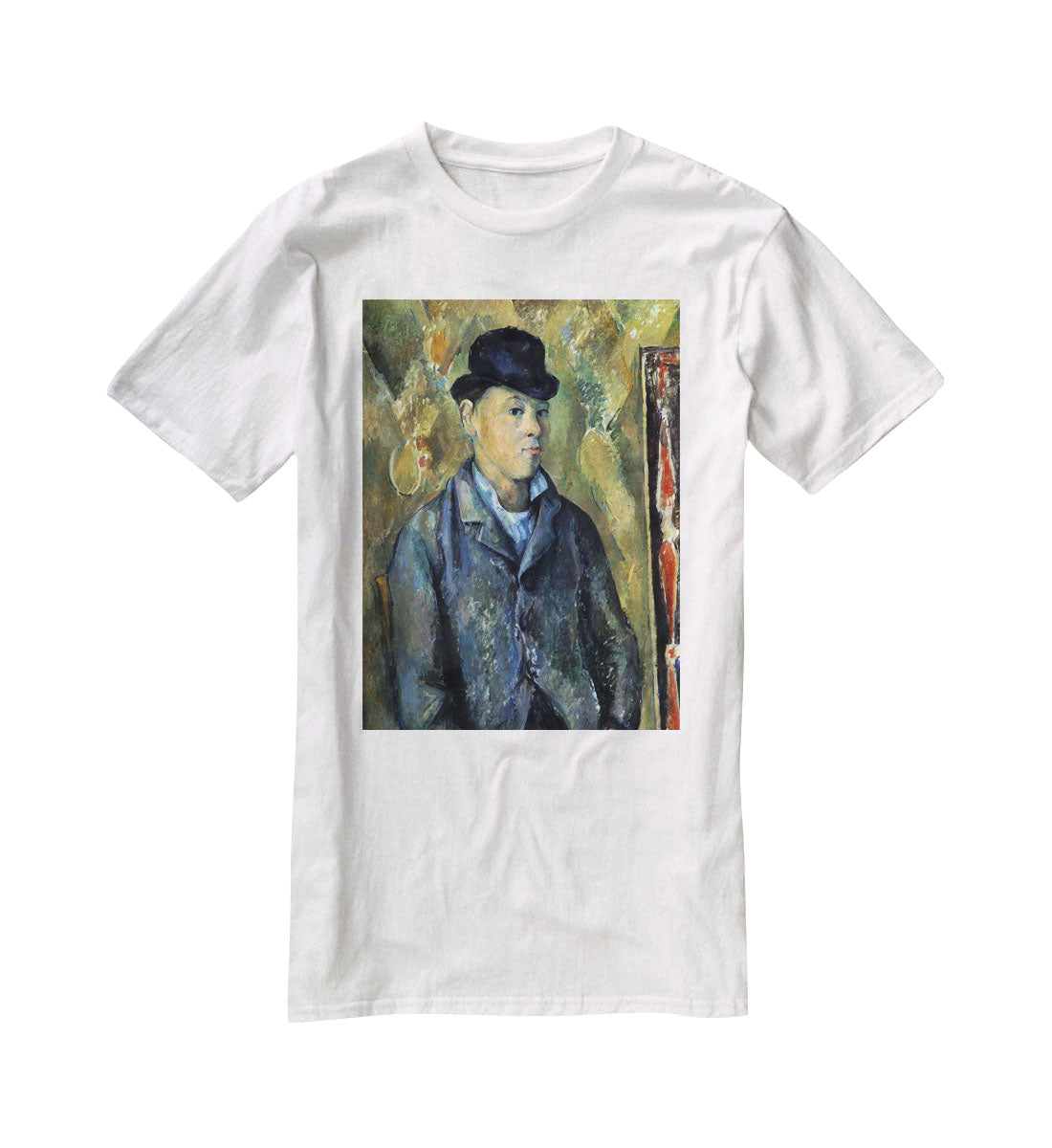 Portrait of his son Paul CÇzanne by Cezanne T-Shirt - Canvas Art Rocks - 5