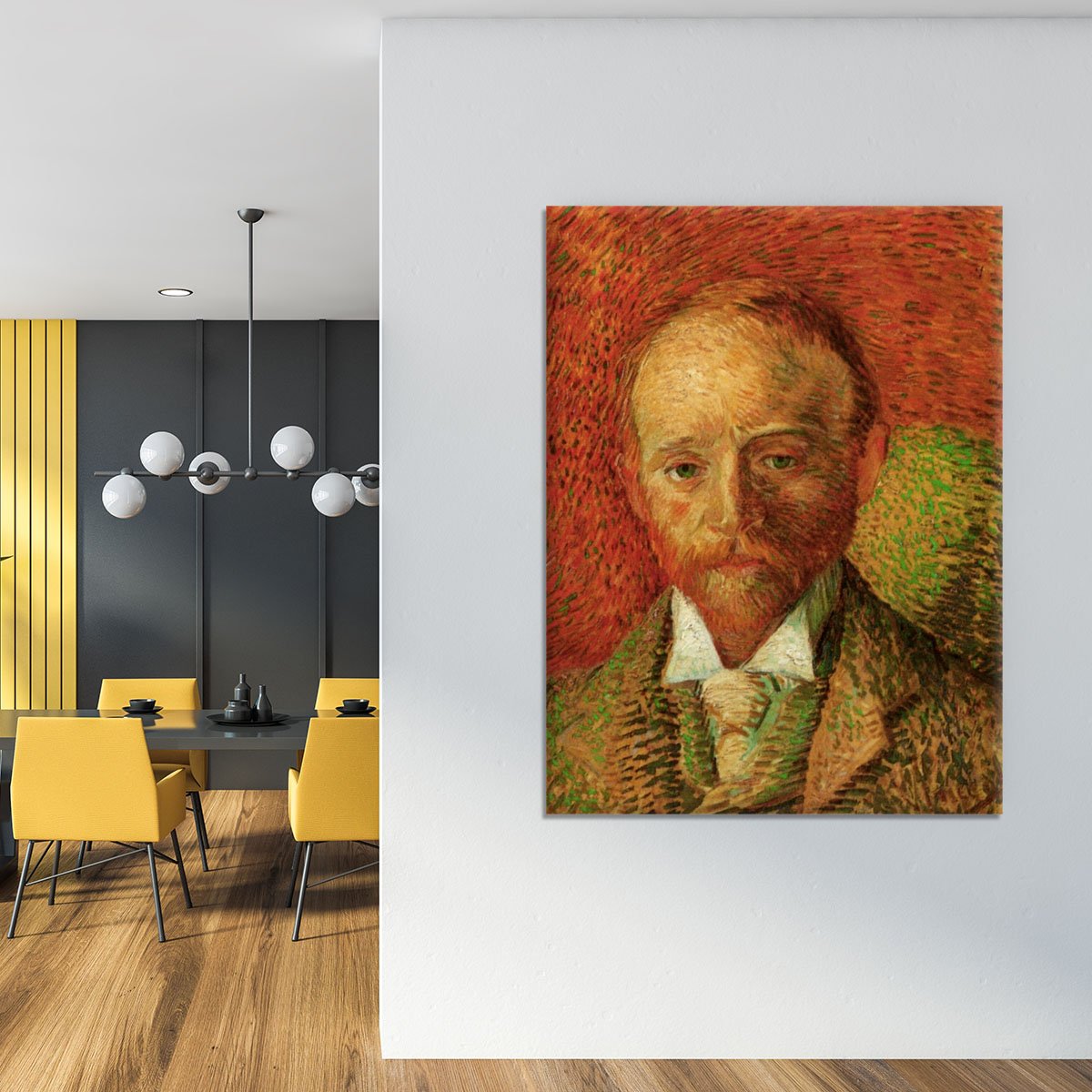 Portrait of the Art Dealer Alexander Reid by Van Gogh Canvas Print or Poster