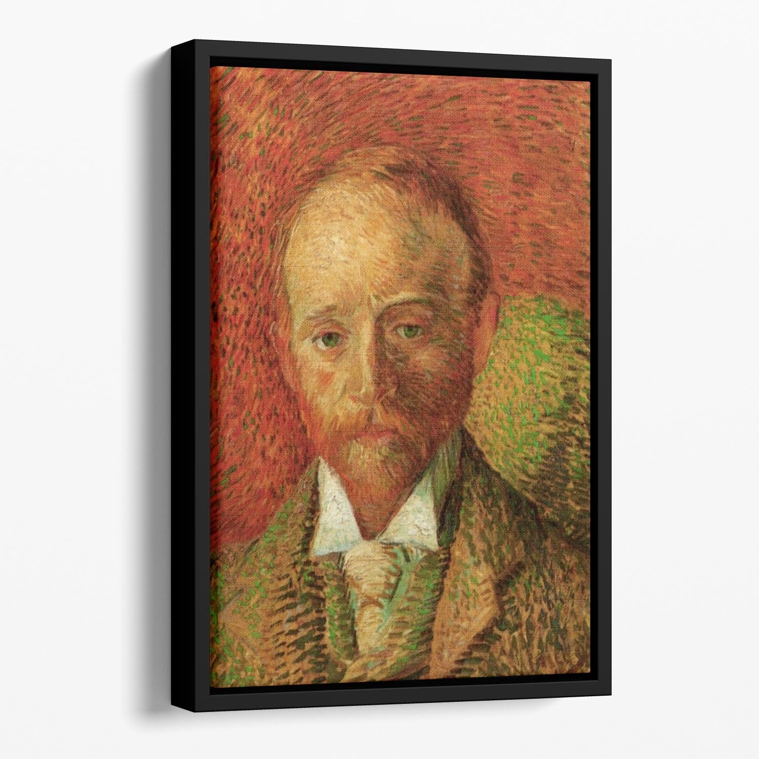 Portrait of the Art Dealer Alexander Reid by Van Gogh Floating Framed Canvas