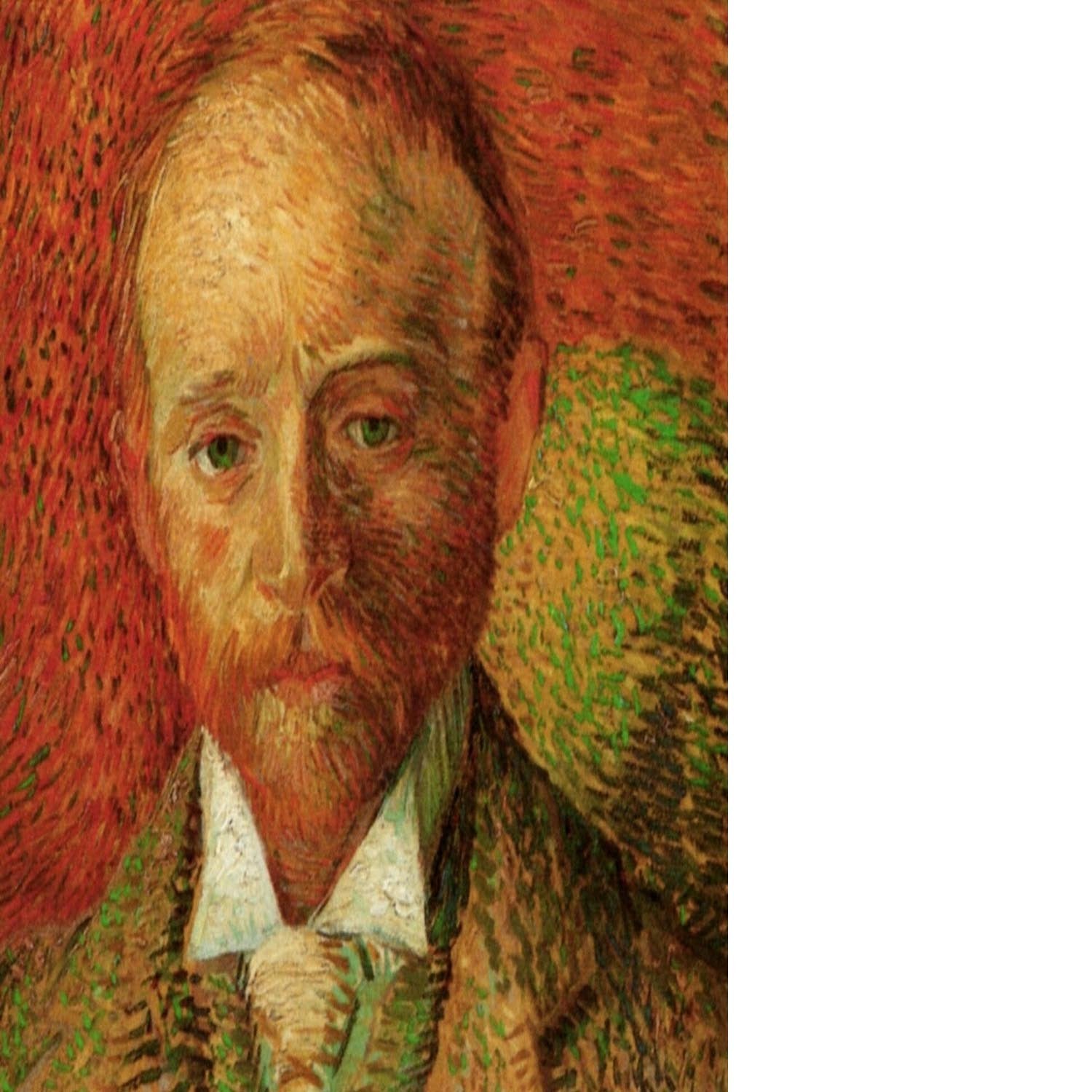 Portrait of the Art Dealer Alexander Reid by Van Gogh Floating Framed Canvas
