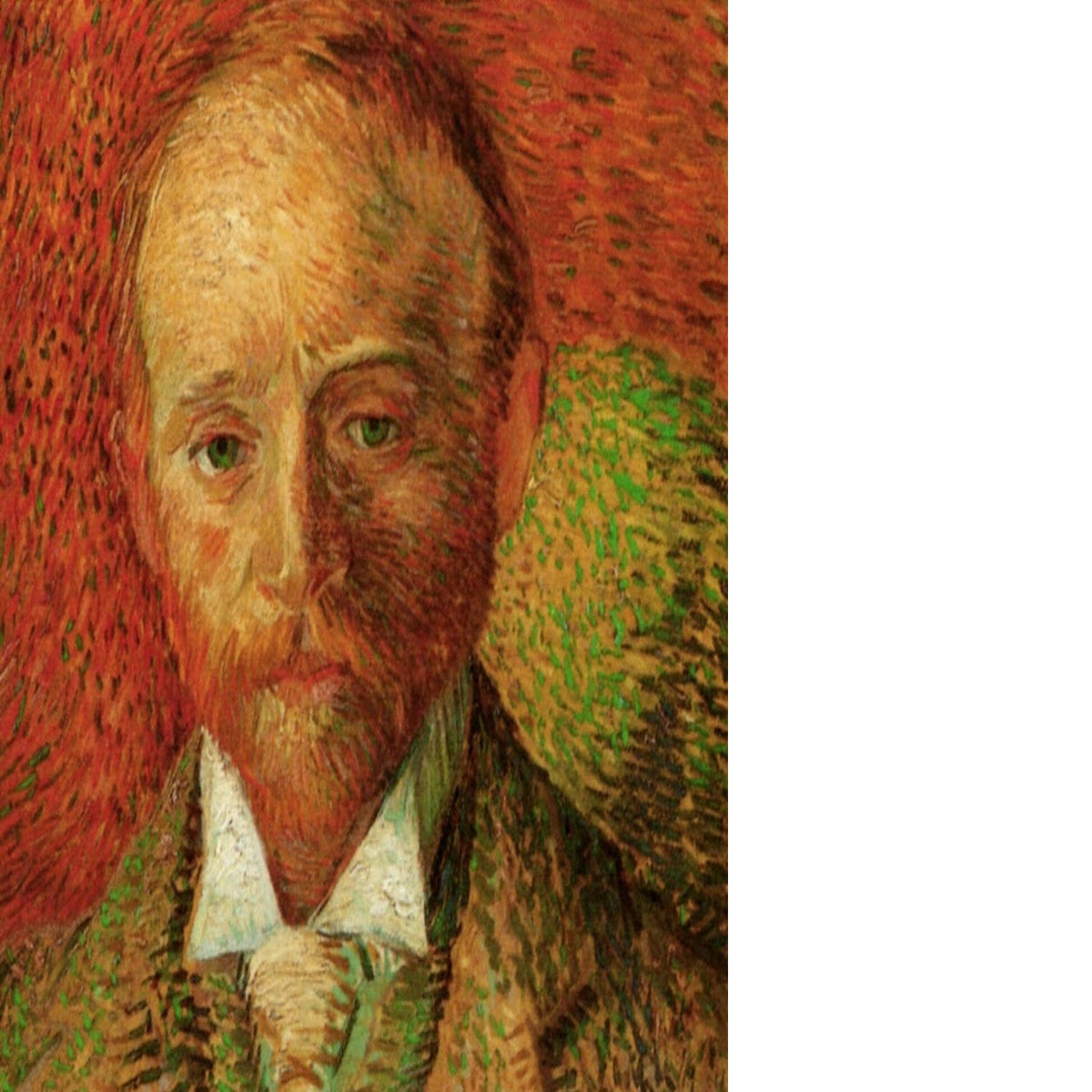 Portrait of the Art Dealer Alexander Reid by Van Gogh Floating Framed ...