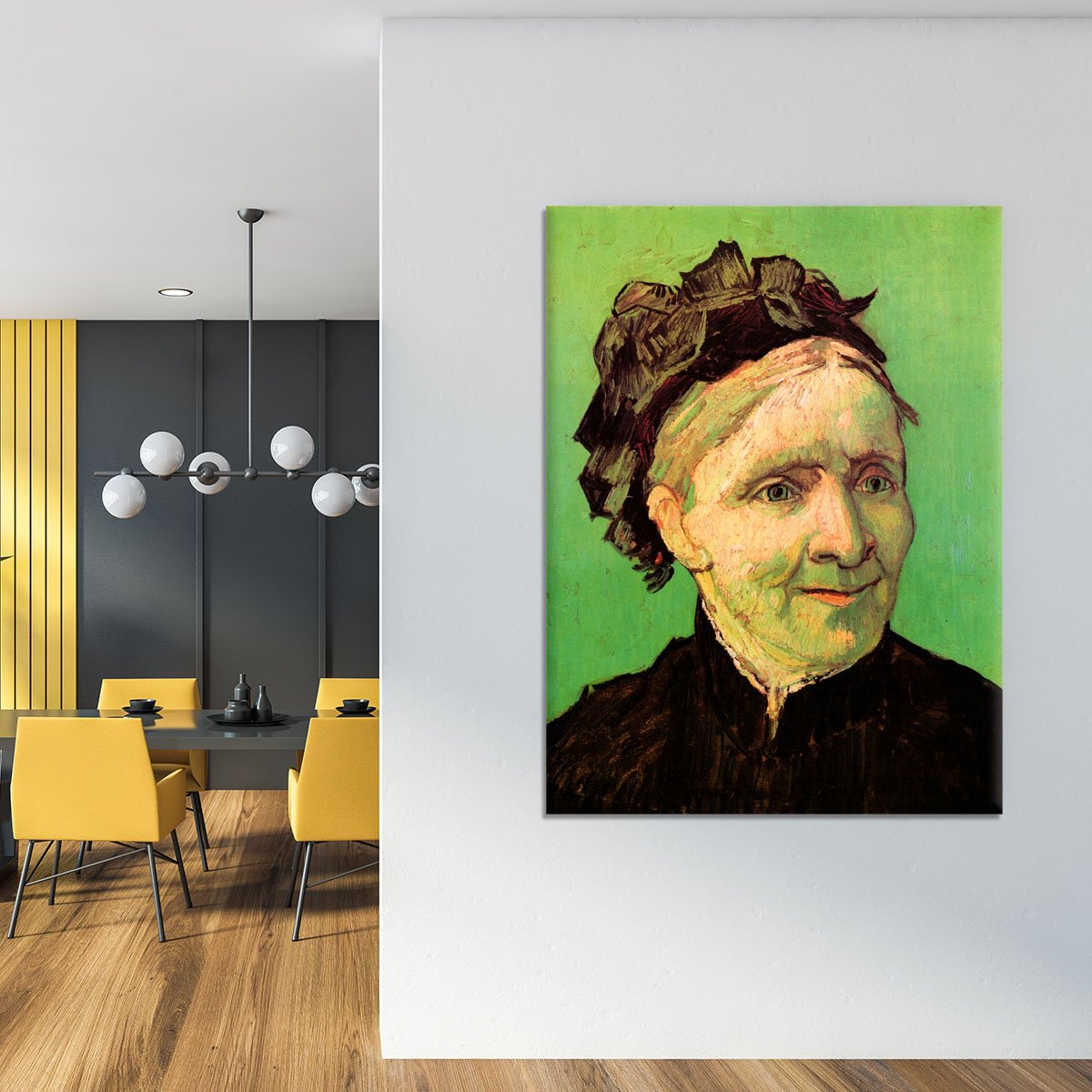 Portrait of the Artist's Mother by Van Gogh Canvas Print or Poster