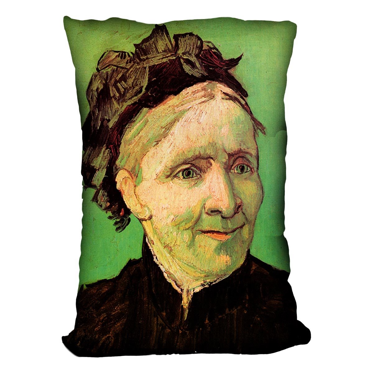 Portrait of the Artist's Mother by Van Gogh Throw Pillow