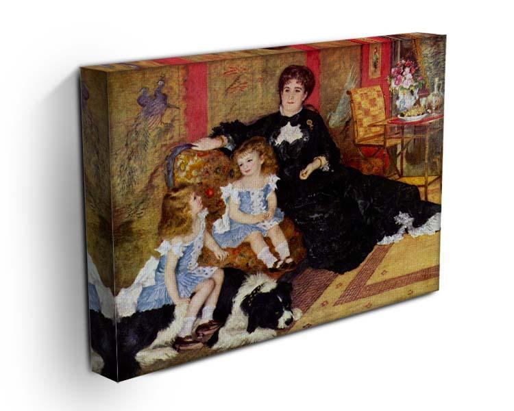 Portrait of the Mrs Charpentier and her children by Renoir Canvas Print or Poster - Canvas Art Rocks - 3