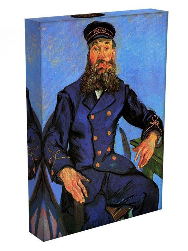 Portrait of the Postman Joseph Roulin by Van Gogh Canvas Print & Poster - Canvas Art Rocks - 3