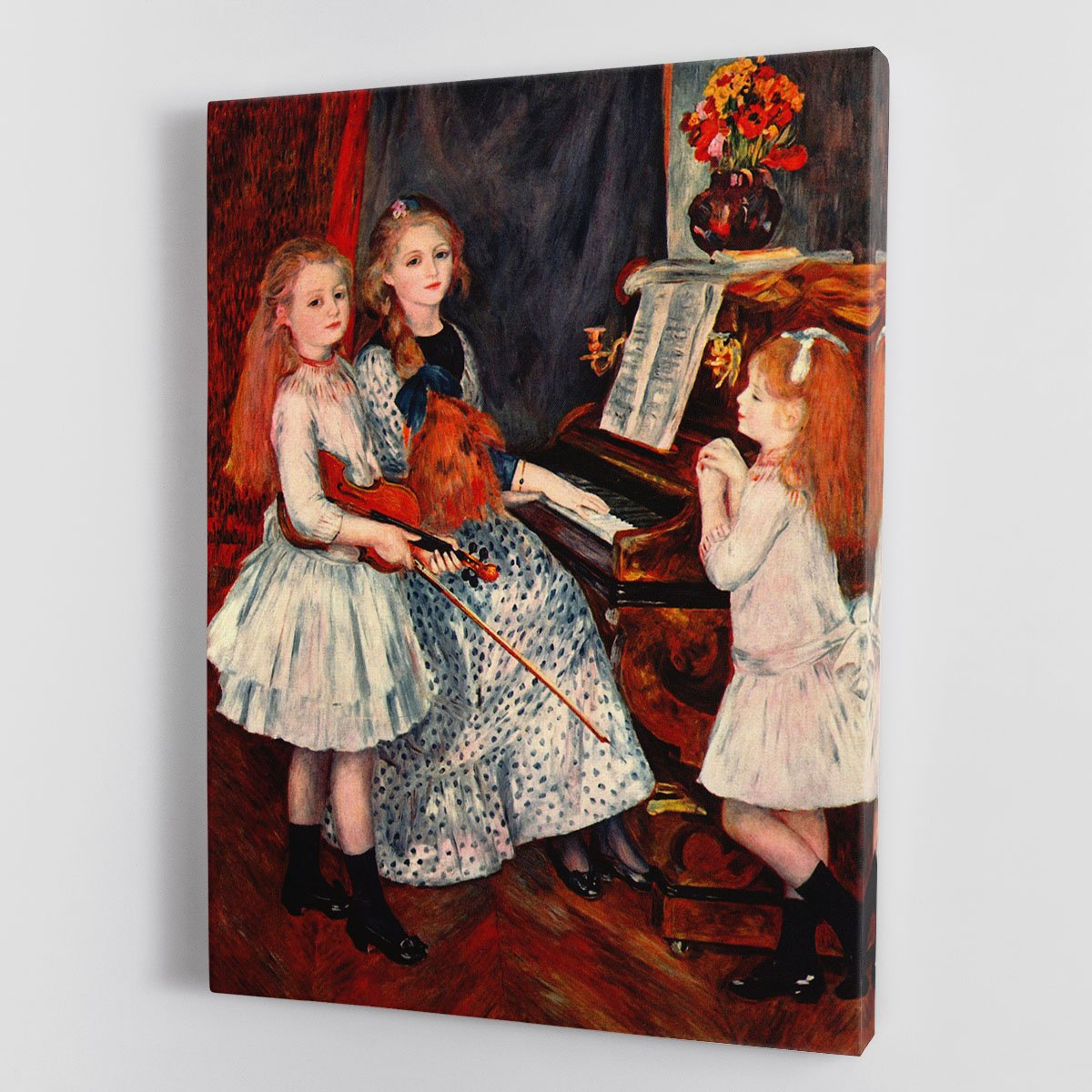 Portrait of the daughter of Catulle Mendes by Renoir Canvas Print or Poster