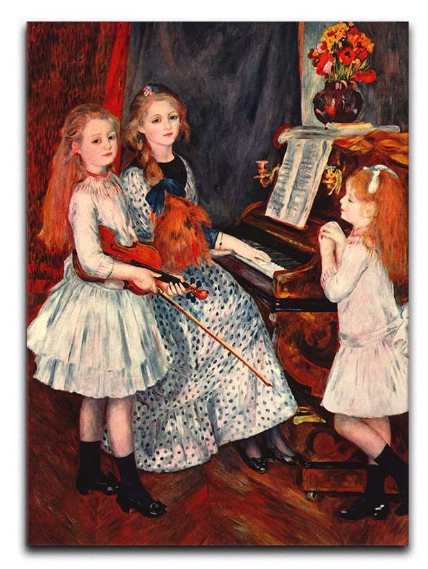 Portrait of the daughter of Catulle Mendes by Renoir Canvas Print or Poster  - Canvas Art Rocks - 1