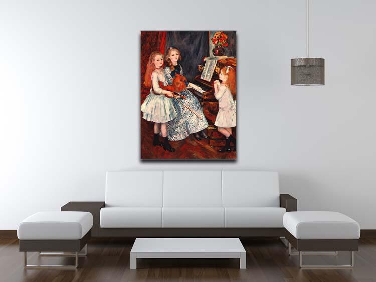 Portrait of the daughter of Catulle Mendes by Renoir Canvas Print or Poster - Canvas Art Rocks - 4