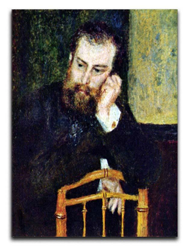 Portrait of the painter Alfred Sisley 1 by Renoir Canvas Print or Poster  - Canvas Art Rocks - 1