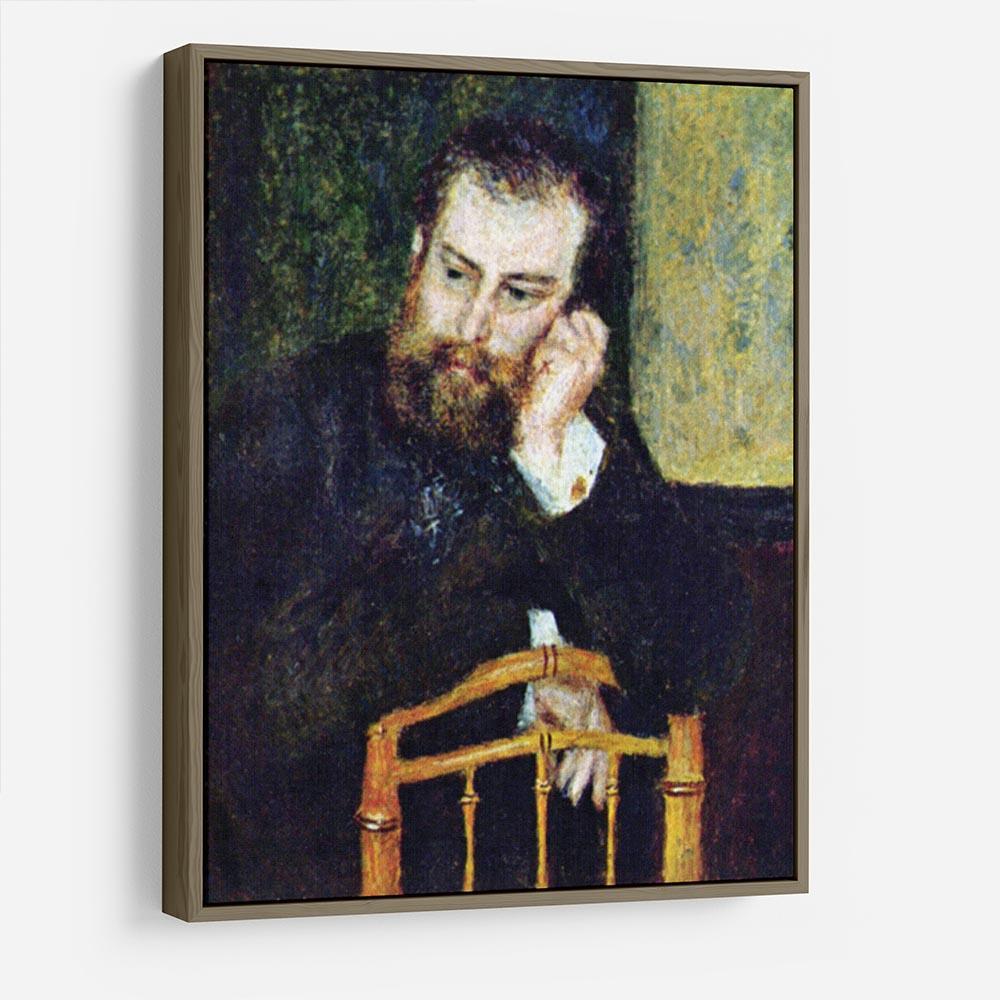 Portrait of the painter Alfred Sisley 1 by Renoir HD Metal Print