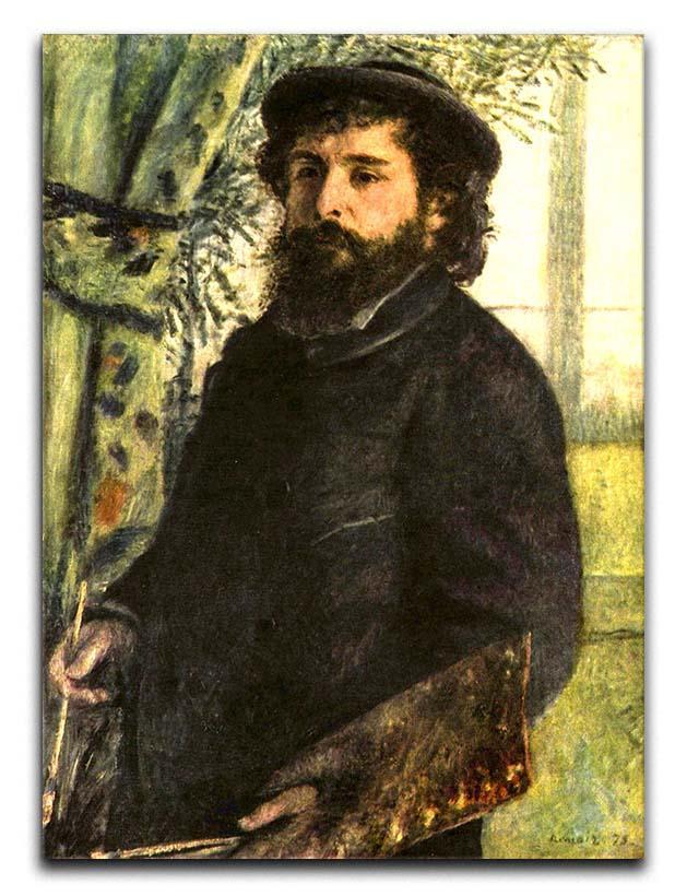 Portrait of the painter Claude Monet by Renoir Canvas Print or Poster  - Canvas Art Rocks - 1