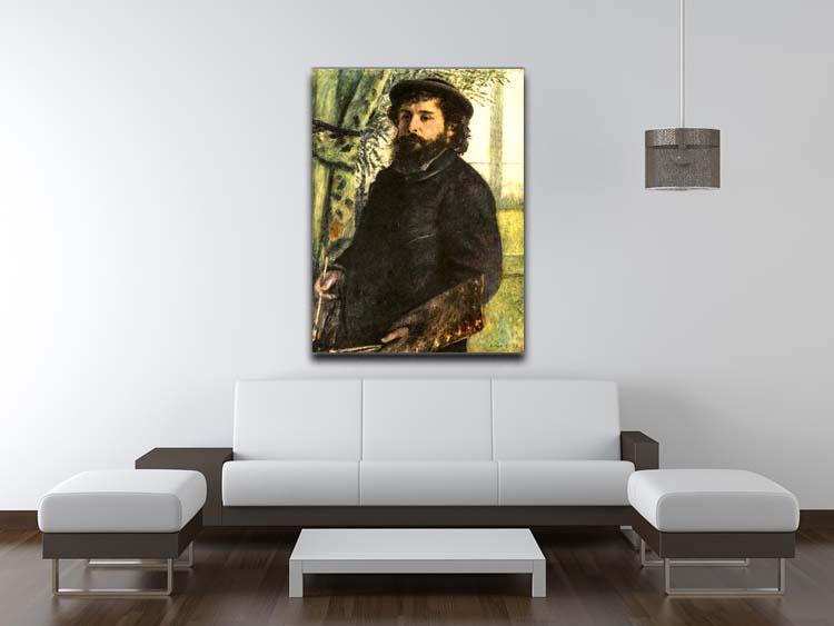 Portrait of the painter Claude Monet by Renoir Canvas Print or Poster - Canvas Art Rocks - 4
