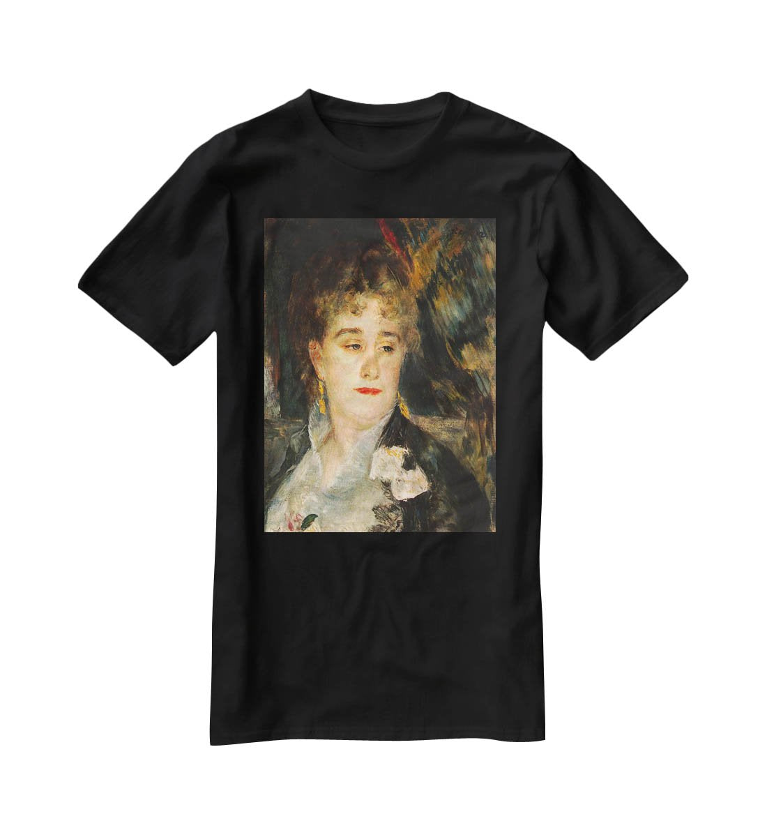 Portraits of Mme Charpentier by Renoir T-Shirt - Canvas Art Rocks - 1