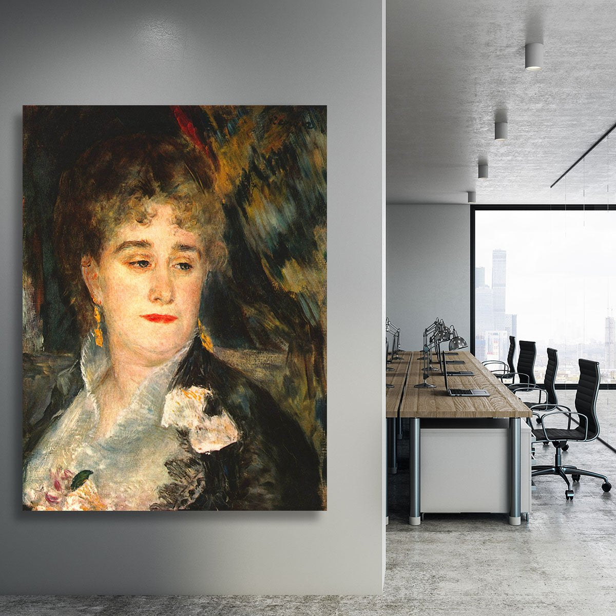 Portraits of Mme Charpentier by Renoir Canvas Print or Poster