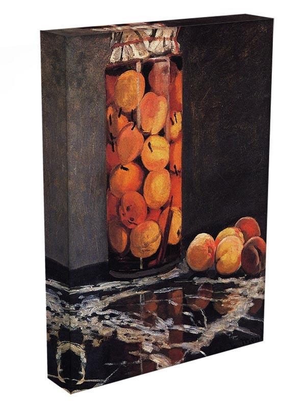 Pot of Peaches by Monet Canvas Print & Poster - Canvas Art Rocks - 3