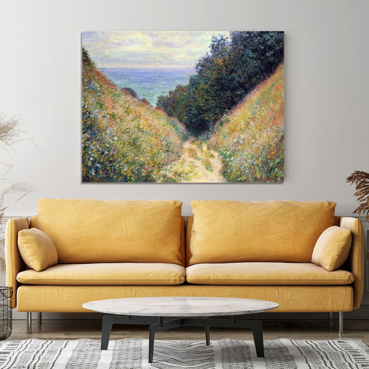 Pourville 1 by Monet Canvas Print or Poster - Canvas Art Rocks - 4