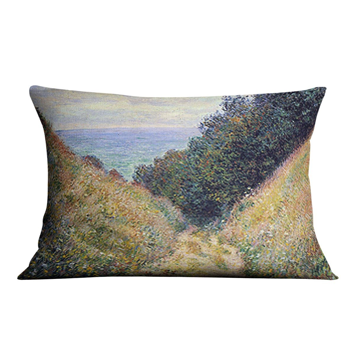 Pourville 1 by Monet Throw Pillow