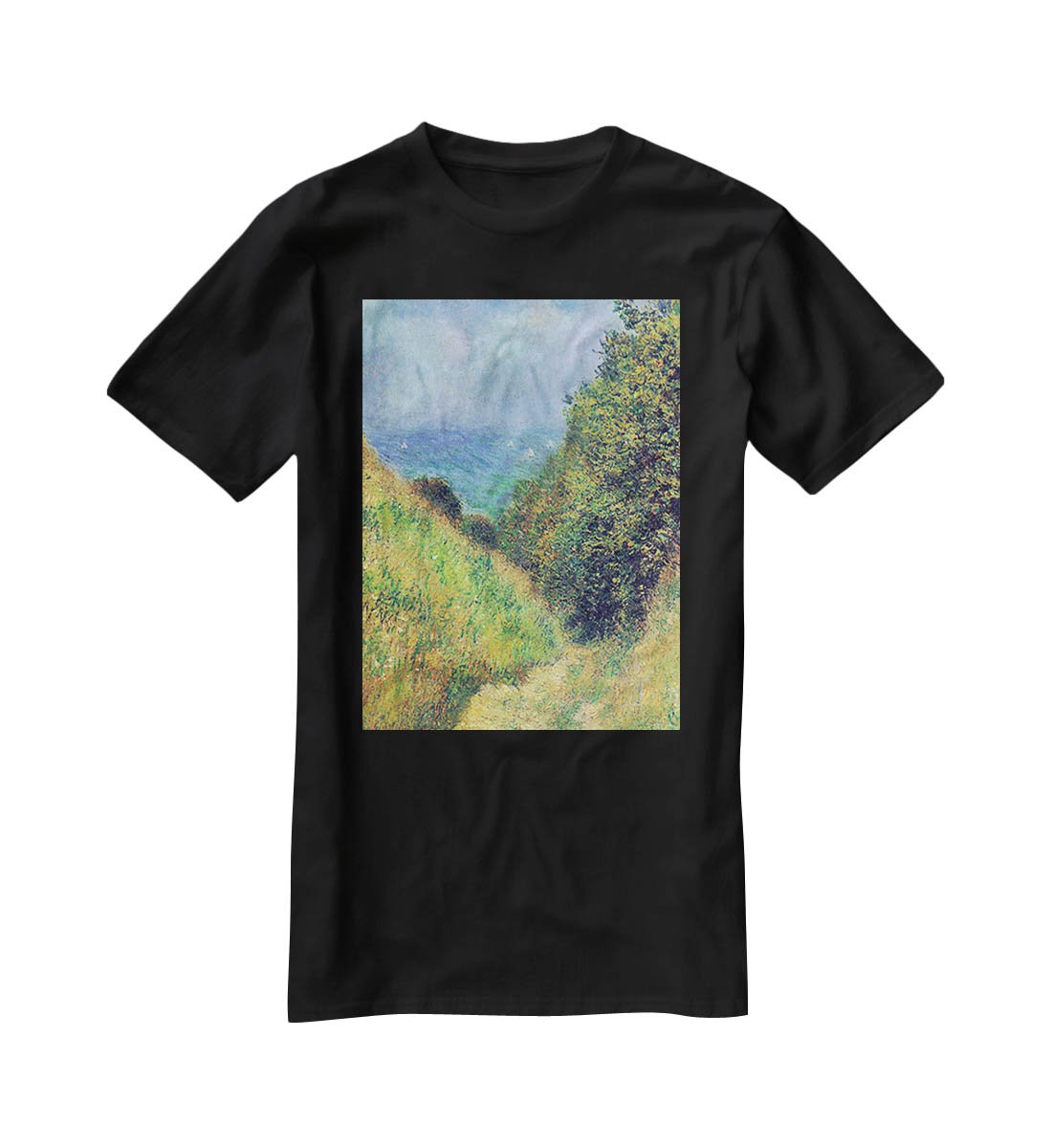 Pourville 2 by Monet T-Shirt - Canvas Art Rocks - 1