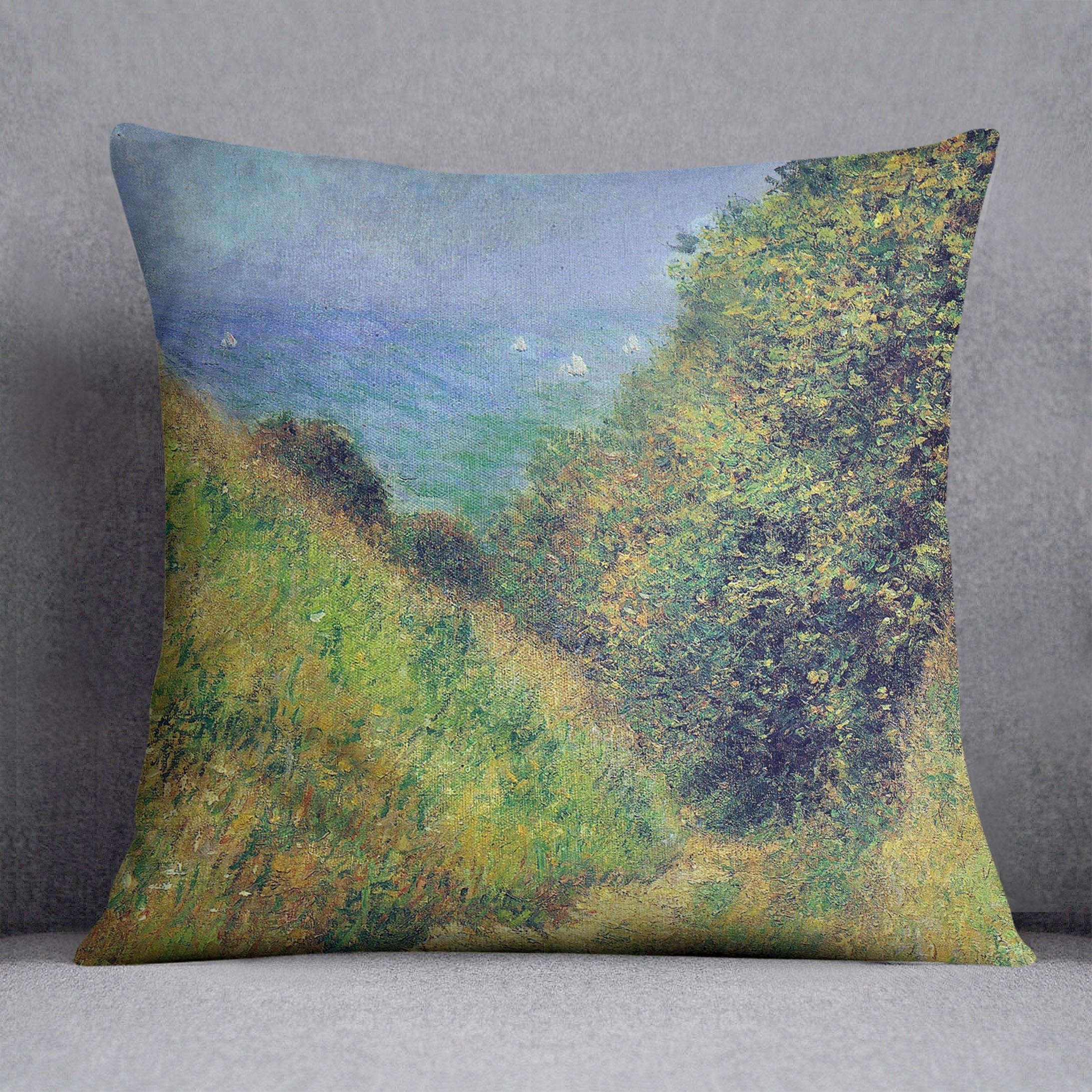 Pourville 2 by Monet Throw Pillow