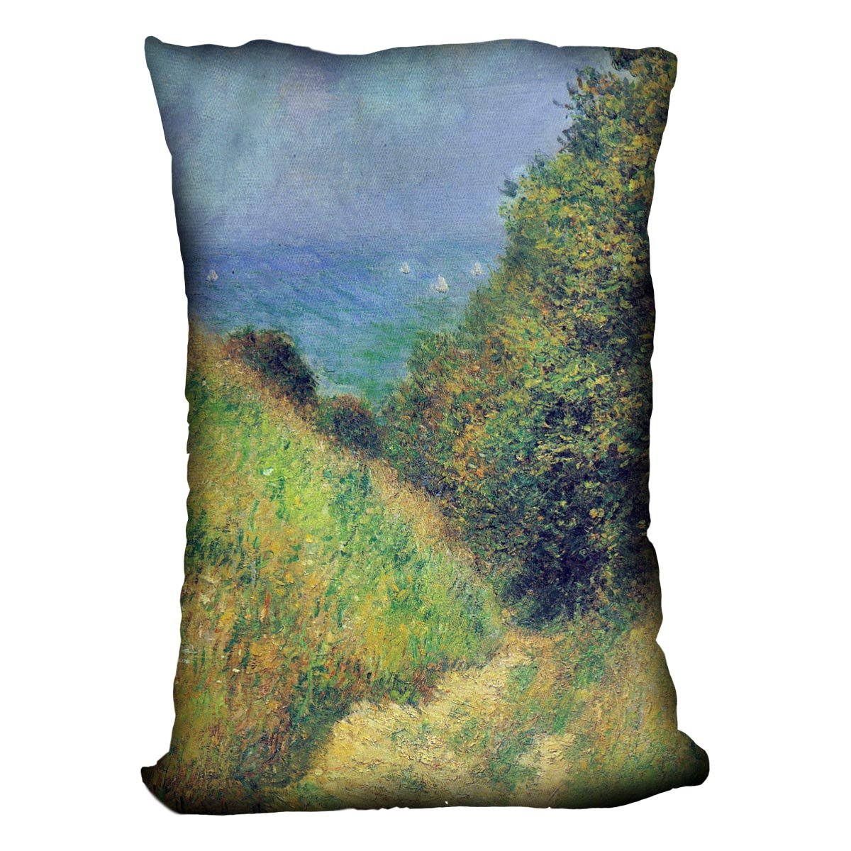 Pourville 2 by Monet Throw Pillow