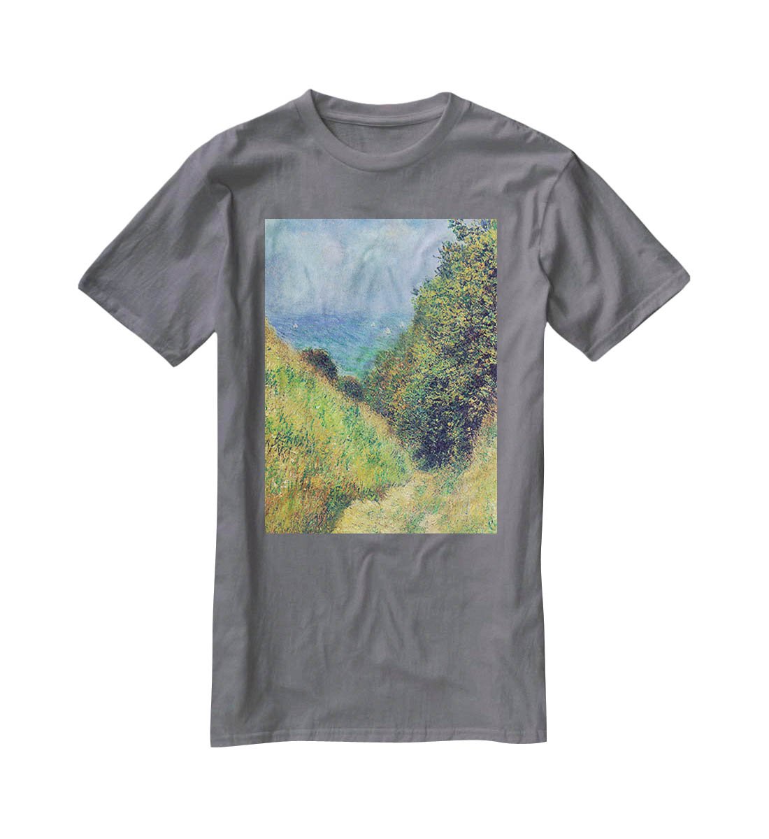 Pourville 2 by Monet T-Shirt - Canvas Art Rocks - 3