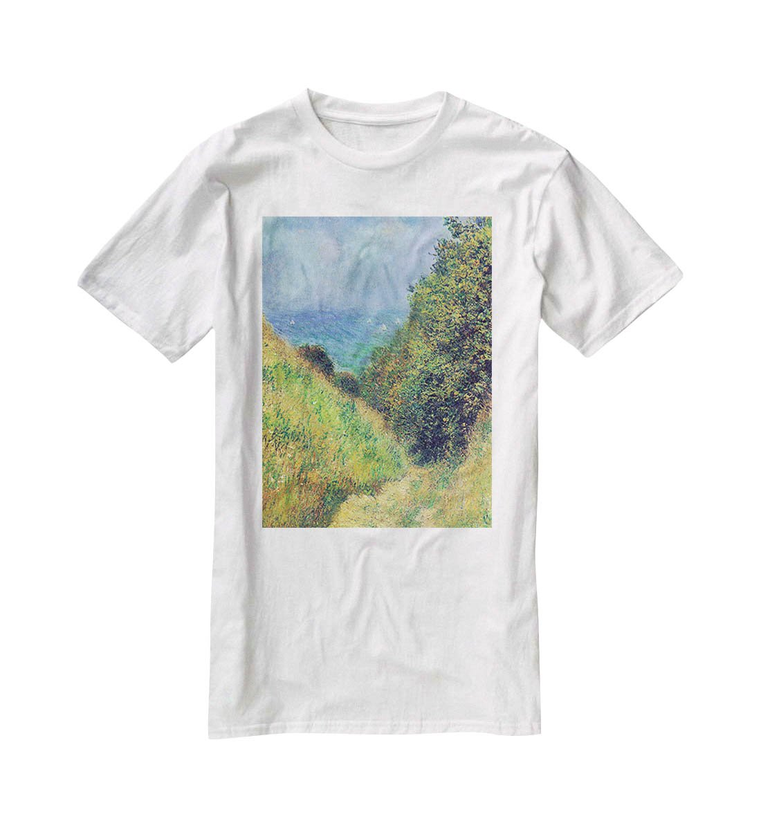 Pourville 2 by Monet T-Shirt - Canvas Art Rocks - 5