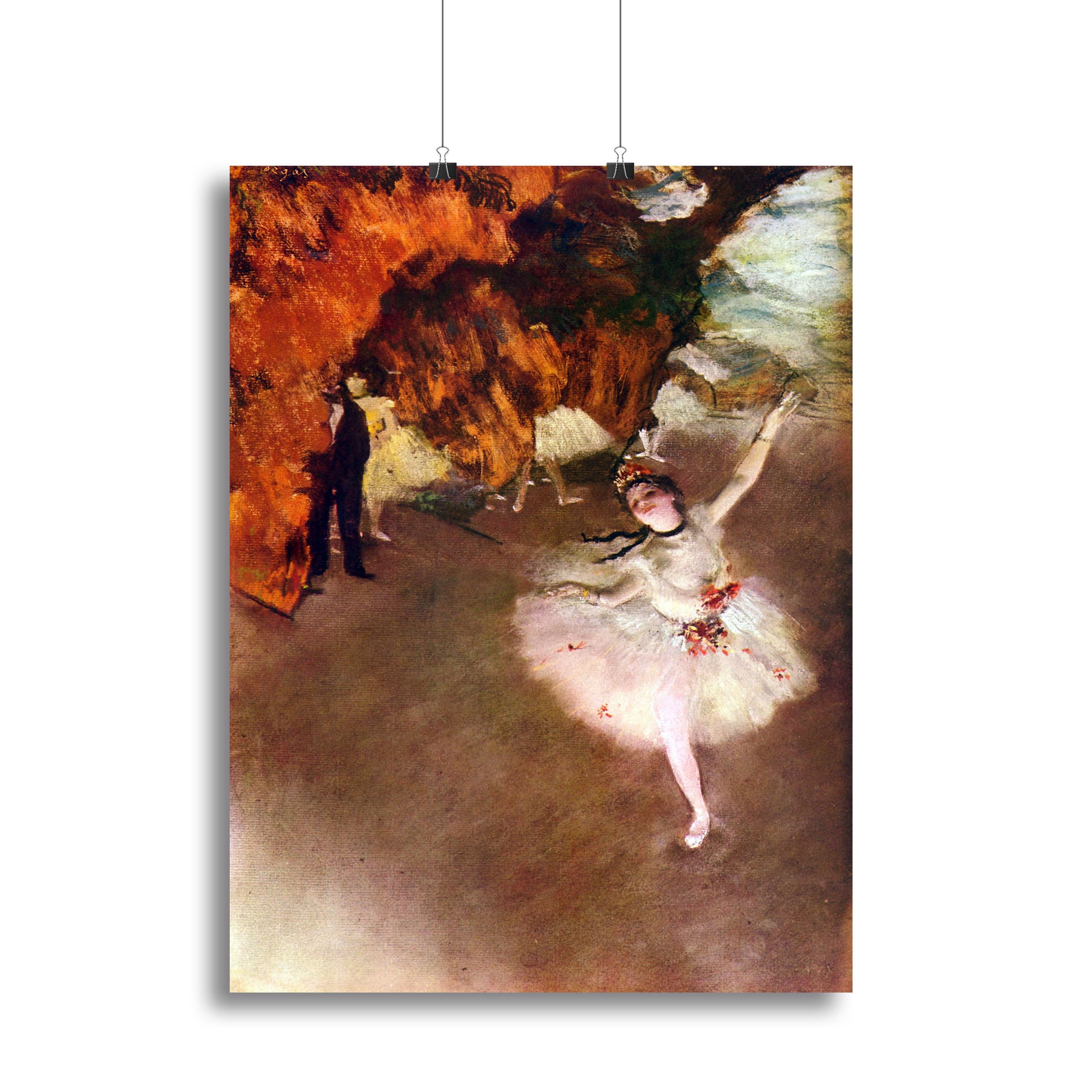 Prima Ballerina by Degas Canvas Print or Poster
