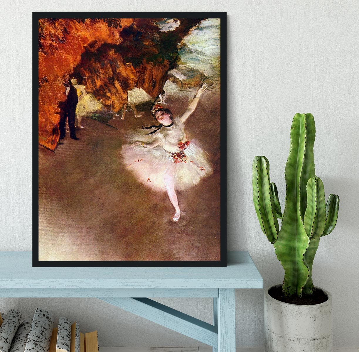 Prima Ballerina by Degas Framed Print - Canvas Art Rocks - 2