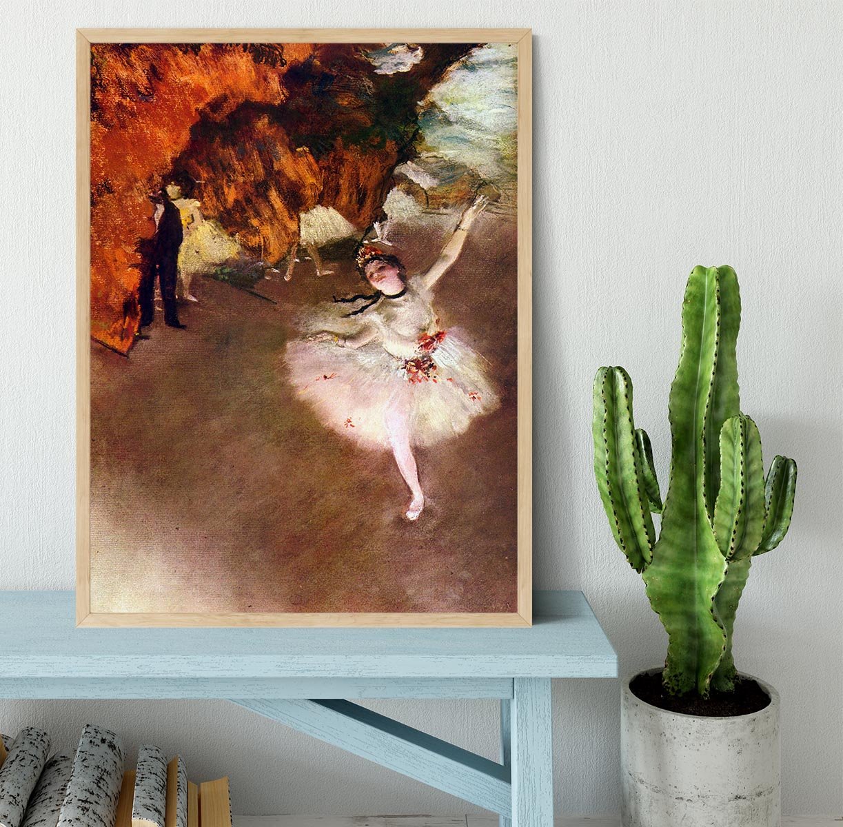 Prima Ballerina by Degas Framed Print - Canvas Art Rocks - 4