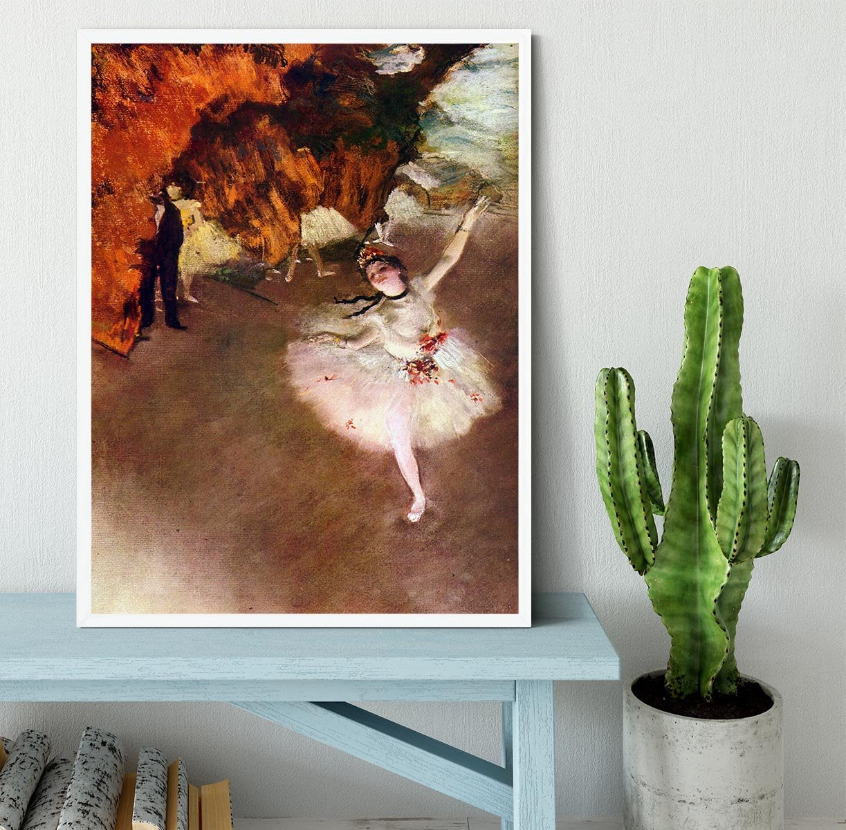 Prima Ballerina by Degas Framed Print - Canvas Art Rocks -6
