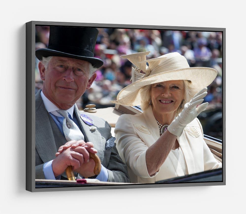 Prince Charles and Camilla at the Royal Ascot HD Metal Print