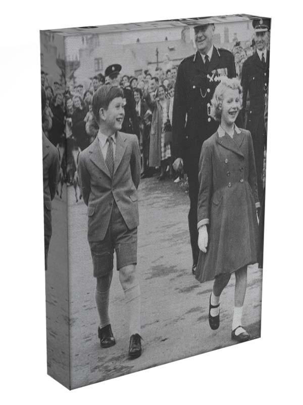 Prince Charles and Princess Anne as children Canvas Print or Poster - Canvas Art Rocks - 3