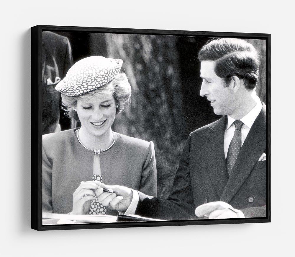 Prince Charles and Princess Diana in Vancouver Canada HD Metal Print