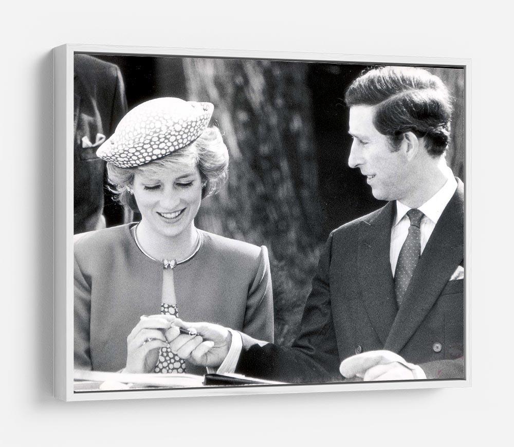 Prince Charles and Princess Diana in Vancouver Canada HD Metal Print