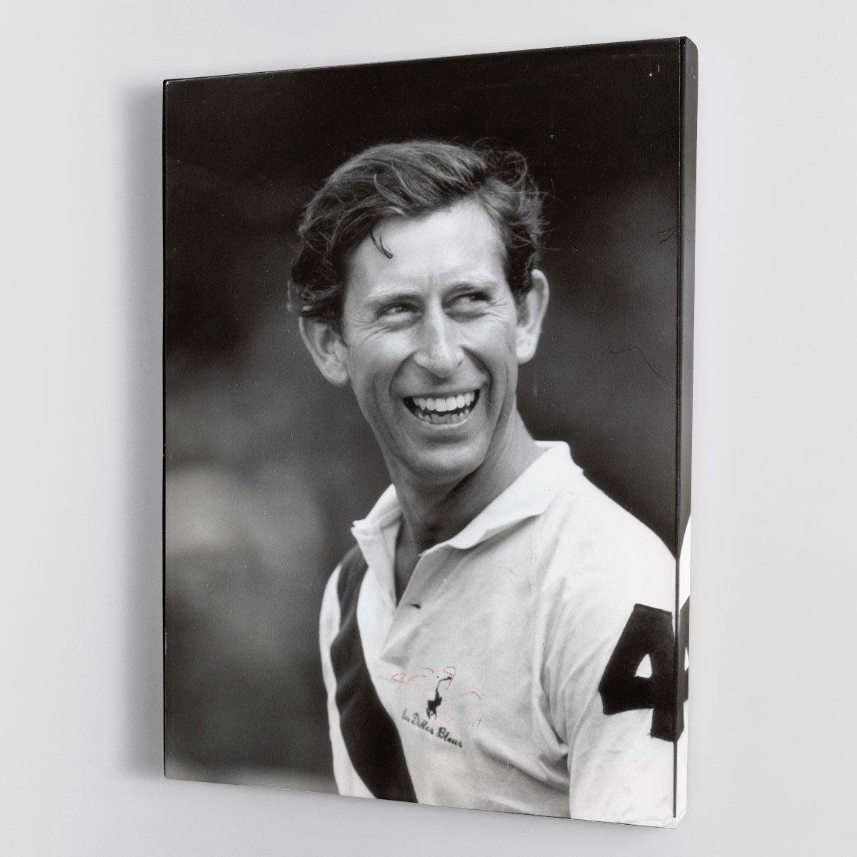 Prince Charles at New Years polo at Cowdray Park Canvas Print or Poster