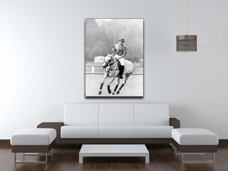 Prince Charles in action on the polo field Canvas Print or Poster - Canvas Art Rocks - 4