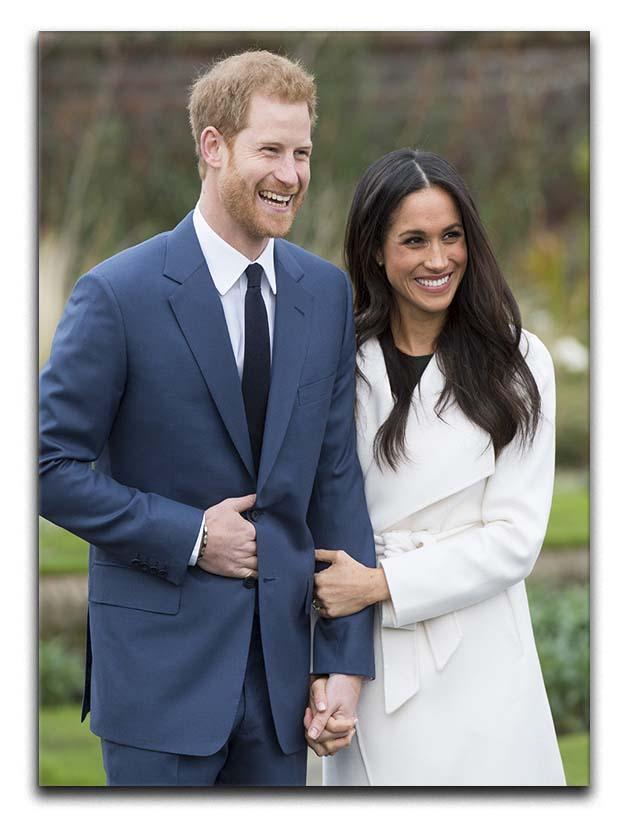 Prince Harry and fiance Meghan Markle announce their engagement Canvas Print or Poster  - Canvas Art Rocks - 1