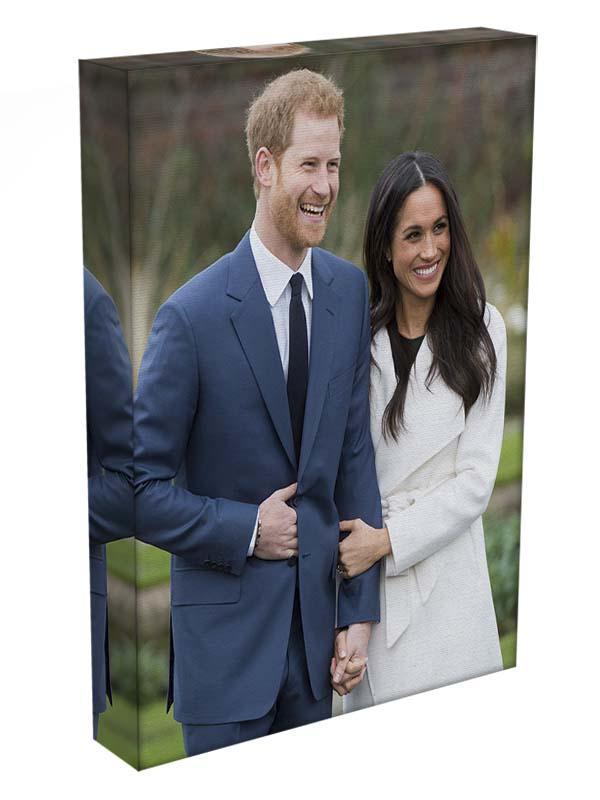 Prince Harry and fiance Meghan Markle announce their engagement Canvas Print or Poster - Canvas Art Rocks - 3