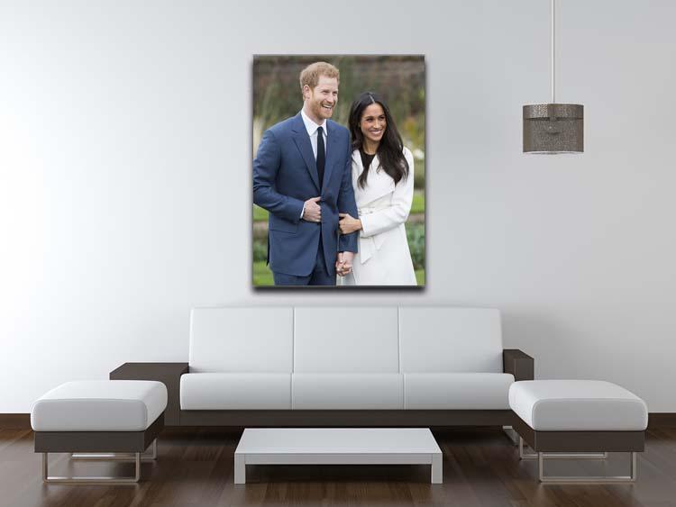 Prince Harry and fiance Meghan Markle announce their engagement Canvas Print or Poster - Canvas Art Rocks - 4