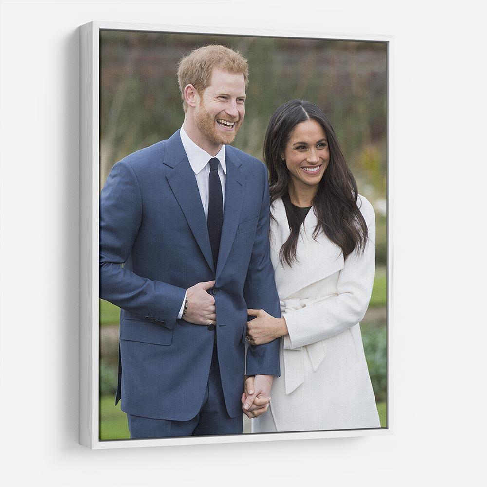 Prince Harry and fiance Meghan Markle announce their engagement HD Metal Print