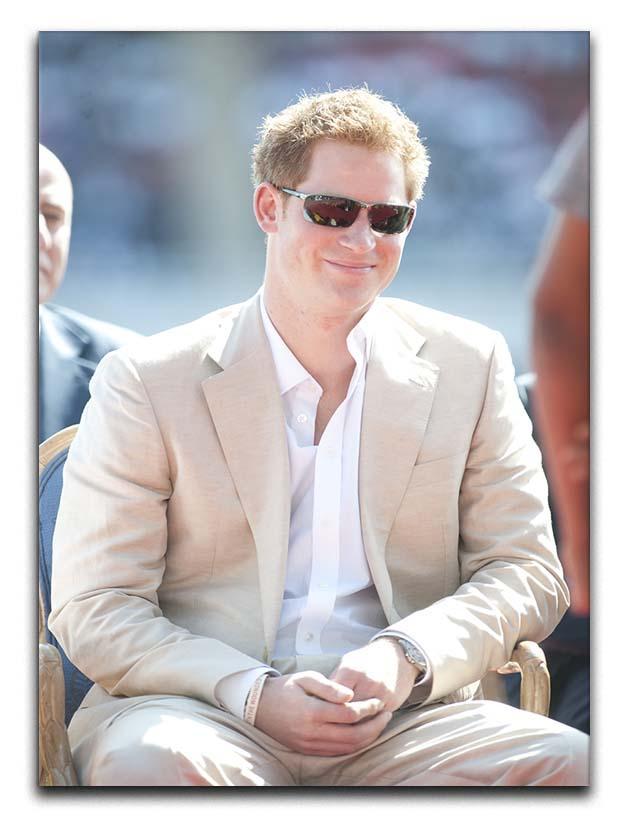 Prince Harry during the Diamond Jubilee tour in the Bahamas Canvas Print or Poster  - Canvas Art Rocks - 1